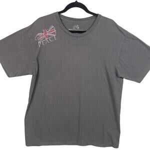 John Lennon Men's Novelty Tee Give Peace A Chance Size L Retro Streetwear Casual
